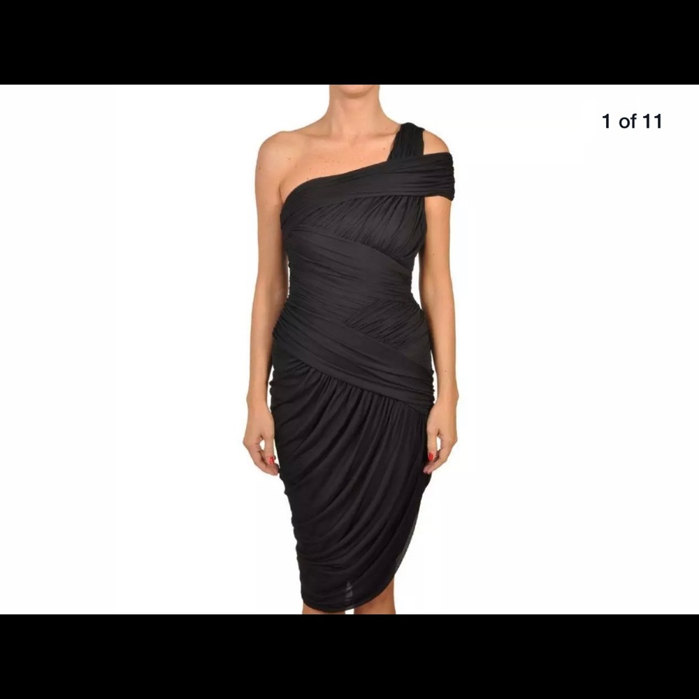 Preowned Black Halston Heritage dress